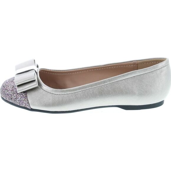 Jessica Simpson Portia Silver/Metallic ChildG flats-shoes 11 NEW - Picture 2 of 8